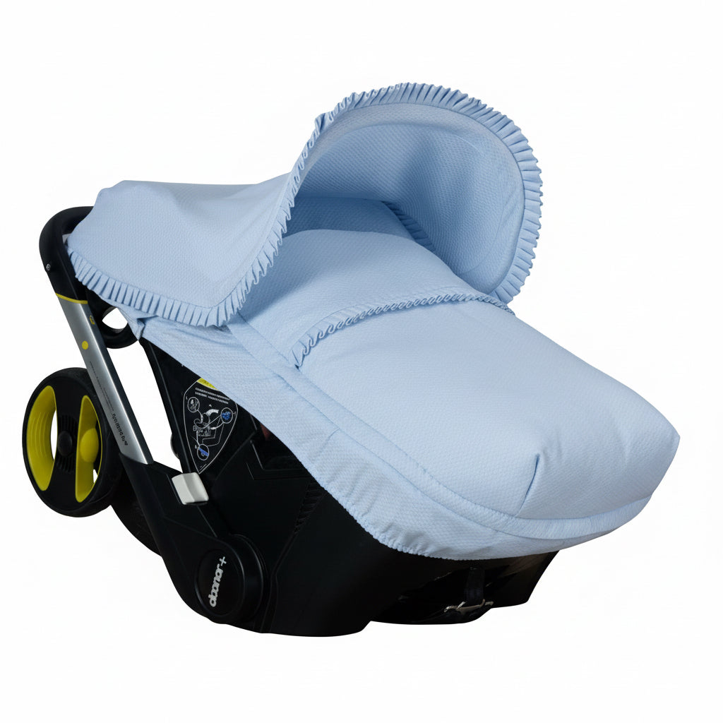 doona maxi cosi Doona hoes met afritsbaar dekentje, verkleinen & gordelhoedjes