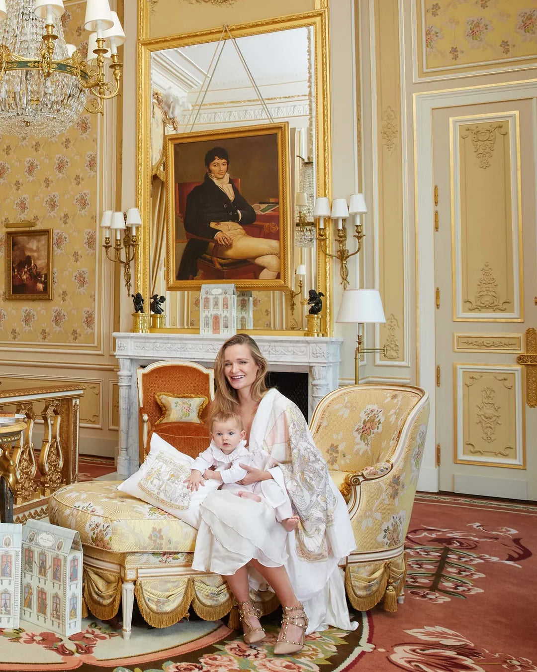 Atelier Choux Carrousel babycollectie met carrouselprint in zachte pastelkleuren - Little Mack