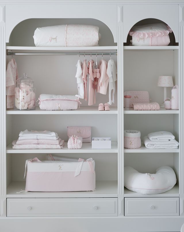 Théophile et Patachou Garden Party babykamer in lichtroze en lichtblauw