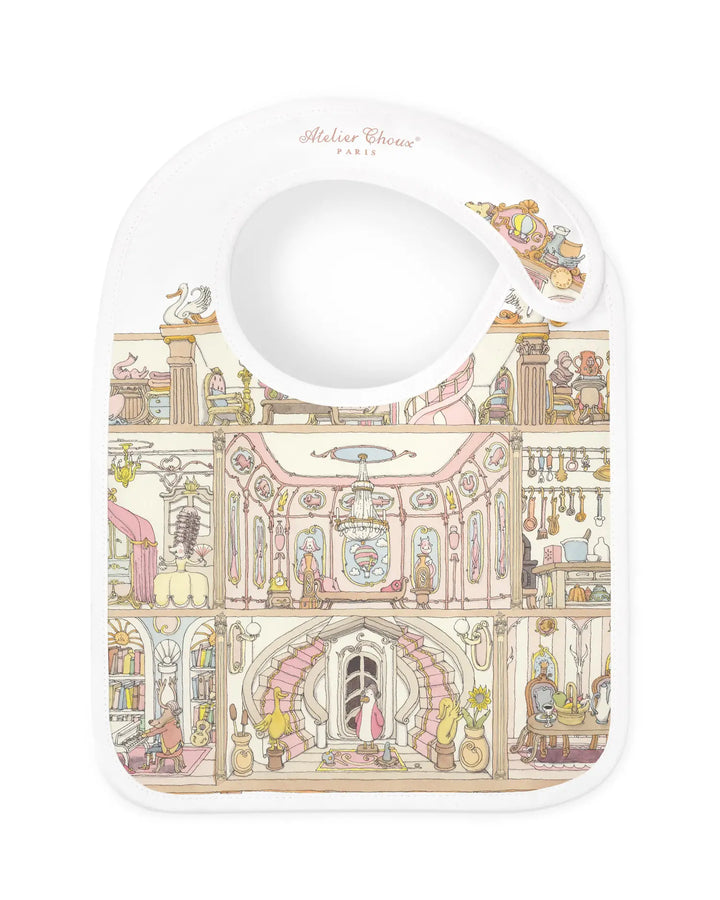 Satin bib Dollhouse - Atelier Choux