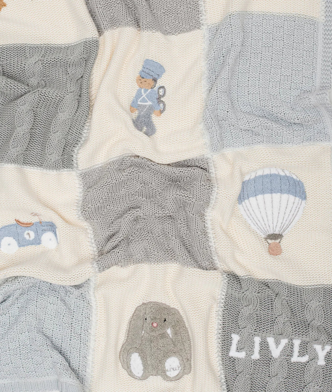 Deken playroom knitted - LIVLY