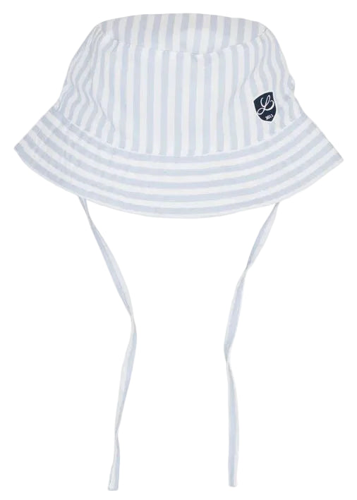 Livly zonnehoedje blauw wit gestreept baby