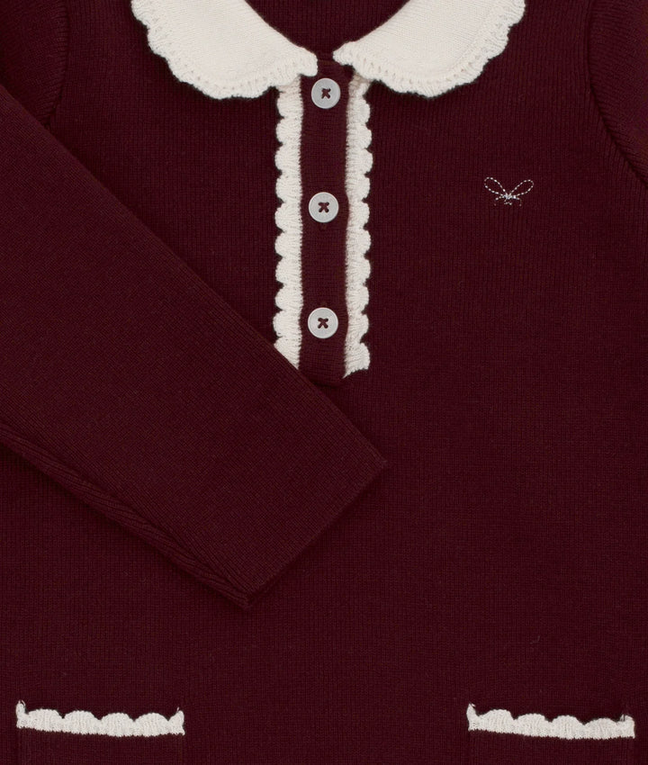 LIVLY Jules jurk bordeaux