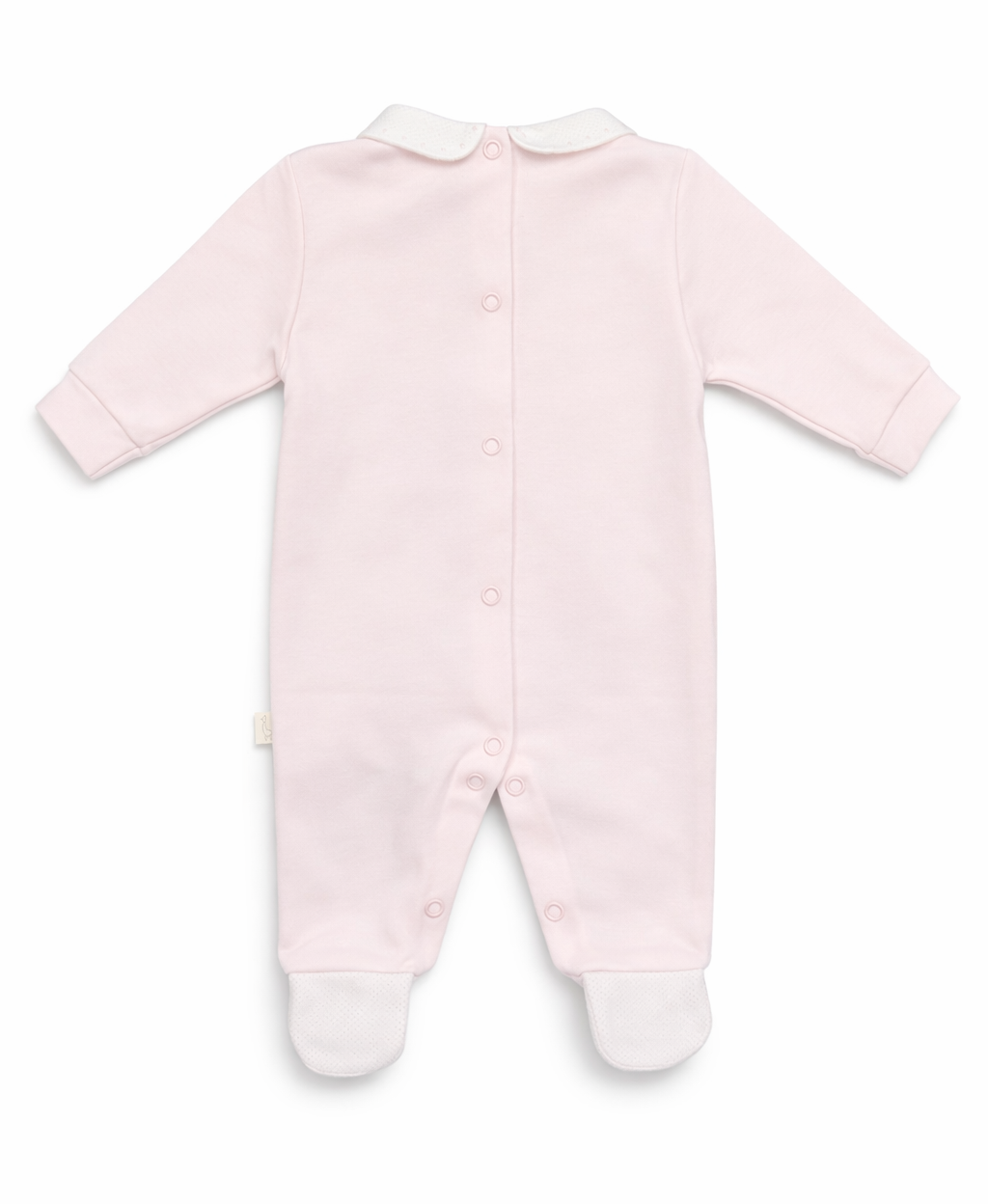 Babypakje pique kraagje (lichtroze) - Baby Gi