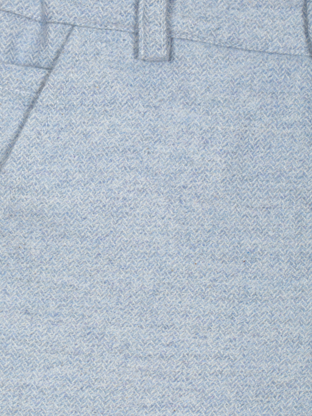 Broek gebreid katoen (Melange blue) - Patachou