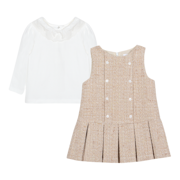 Set : 2- Delig tweed jurk + top - Patachou