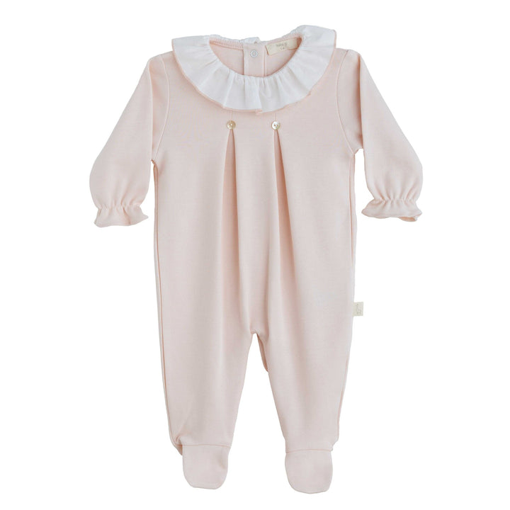 Babypakje  volant kraag (peach) - Baby Gi