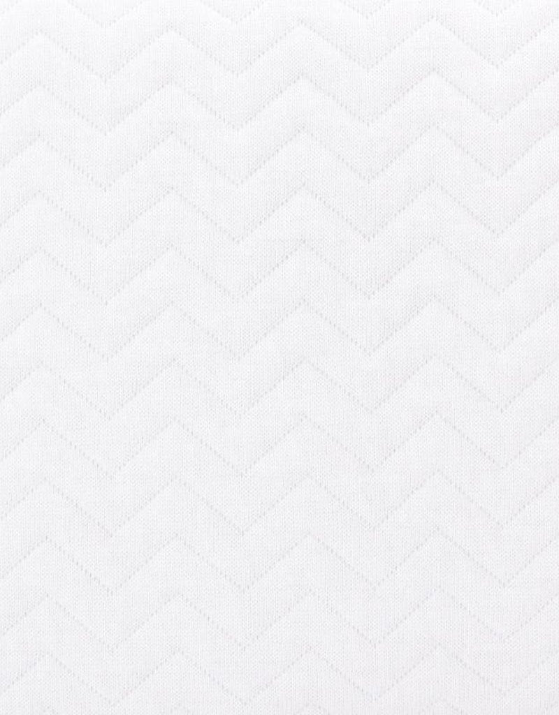 Ledikant deken Chevron White - Poetree Kids