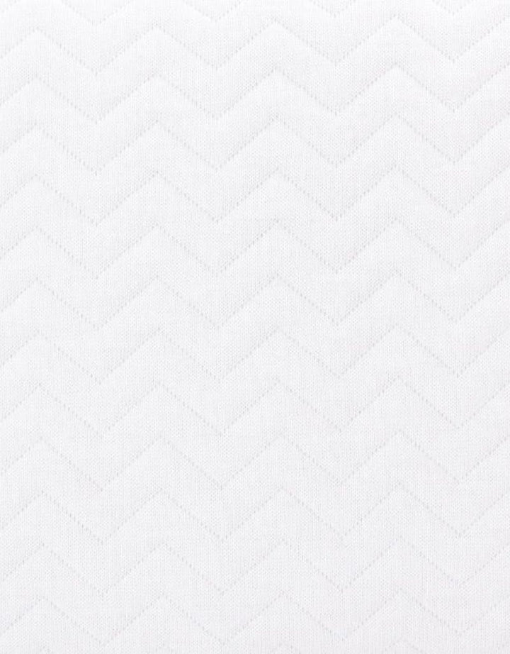 Ledikant deken Chevron White - Poetree Kids