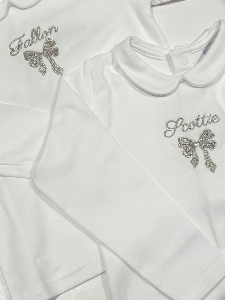 T-shirt met kraagje (lange mouw) - Babidu