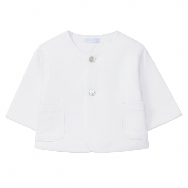 Jasje interlock (wit) - Laranjinha