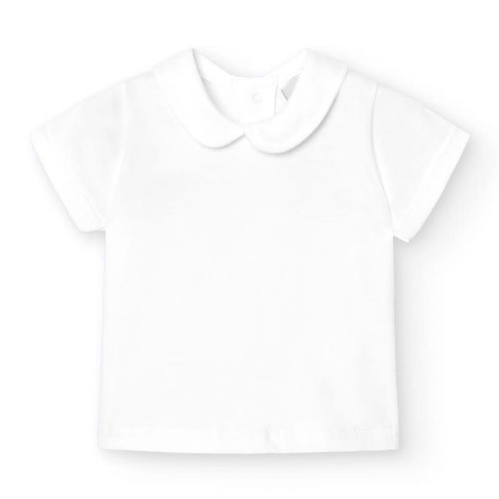 T-shirt met kraagje (korte mouw) - Babidu