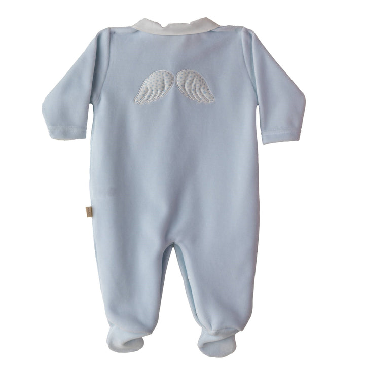 Babypakje wings velours (lichtblauw) - Baby Gi