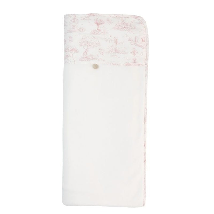 Deken velours Vintage (lichtroze) - Baby Gi