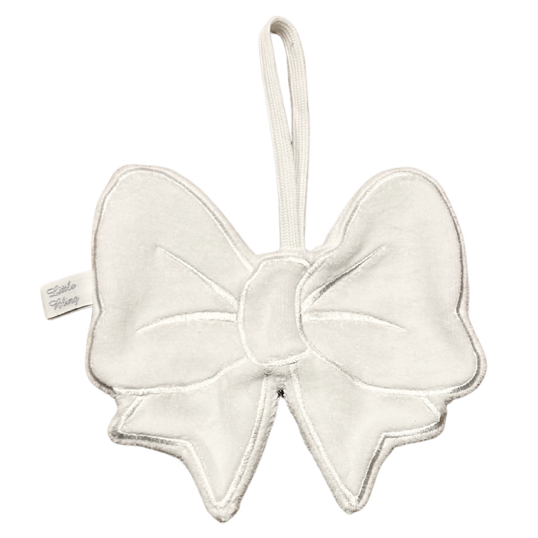 Speendoek bow + initiaal (div. kleuren) - Little Mack