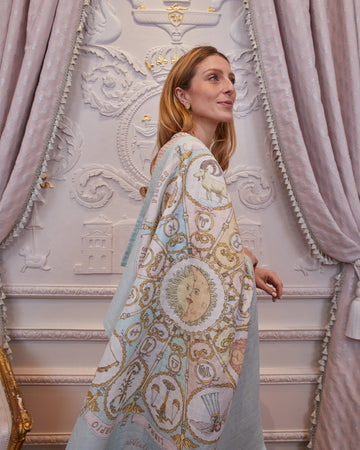 Carre Zodiac blue - Atelier Choux