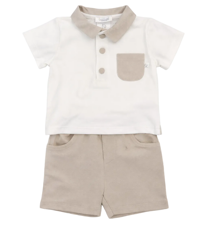 Set Polo + short camel - Deolinda
