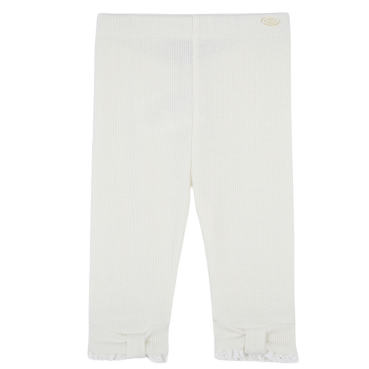 Legging rib met strik (Ecru) - Tartine et Chocolat