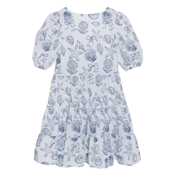 Jurk Poplin Seashells print - Patachou