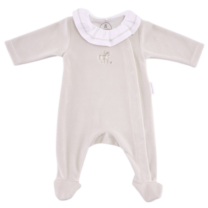 Babypakje velours carrousel (Beige) - Theophile et Patachou