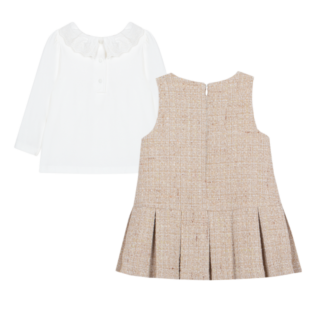 Set : 2- Delig tweed jurk + top - Patachou