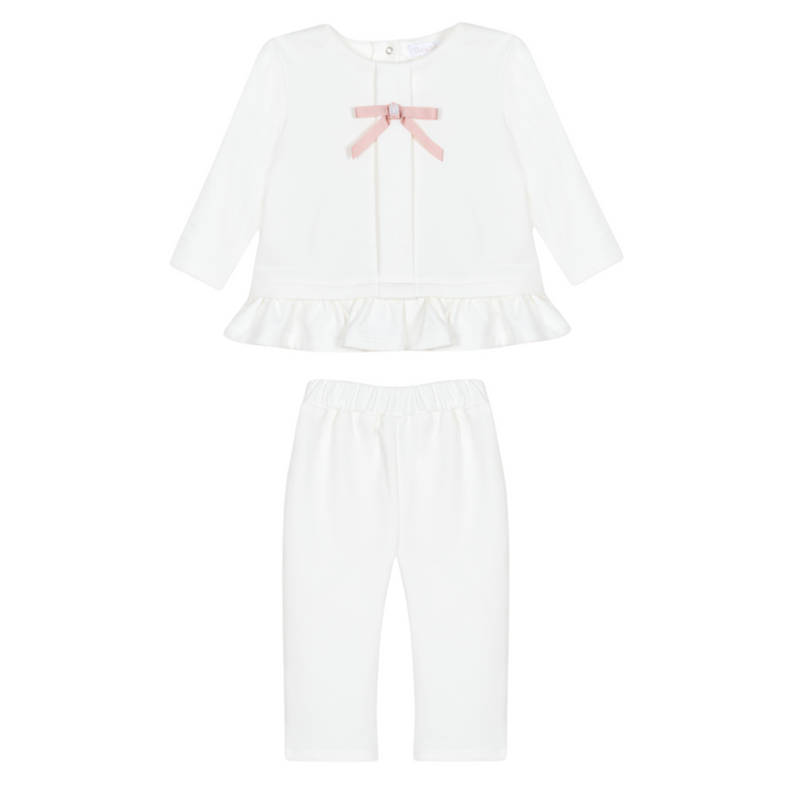 Joggingpak strik (off white) - Patachou