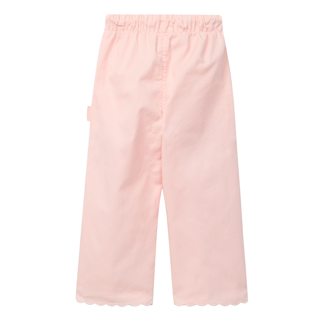 Broek twill wide leg - Laranjinha