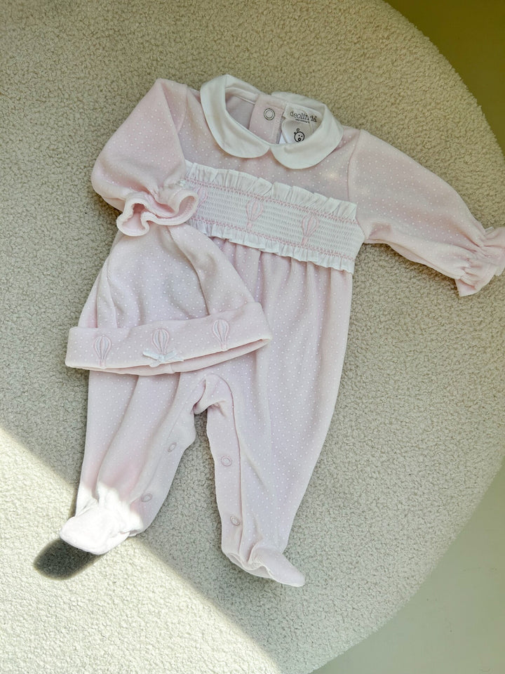 Babypakje luchtballon (Lichtroze) - Deolinda