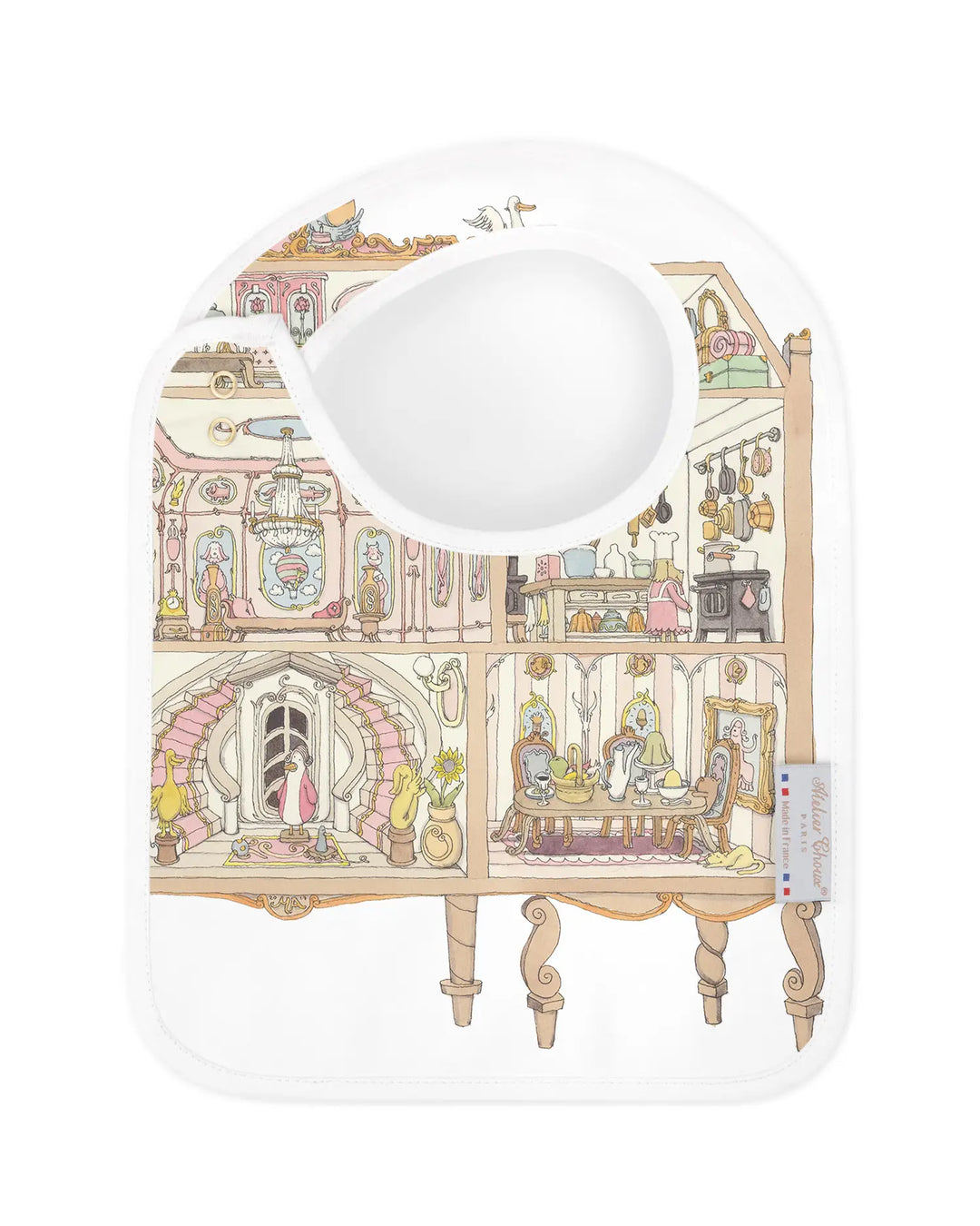 Satin bib Dollhouse - Atelier Choux