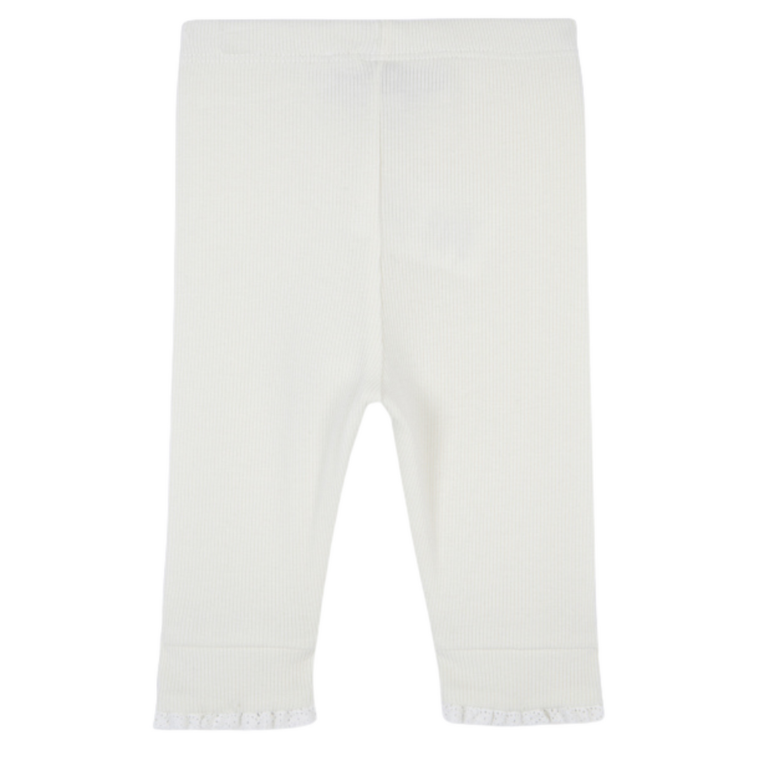 Legging rib met strik (Ecru) - Tartine et Chocolat