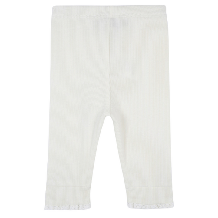 Legging rib met strik (Ecru) - Tartine et Chocolat