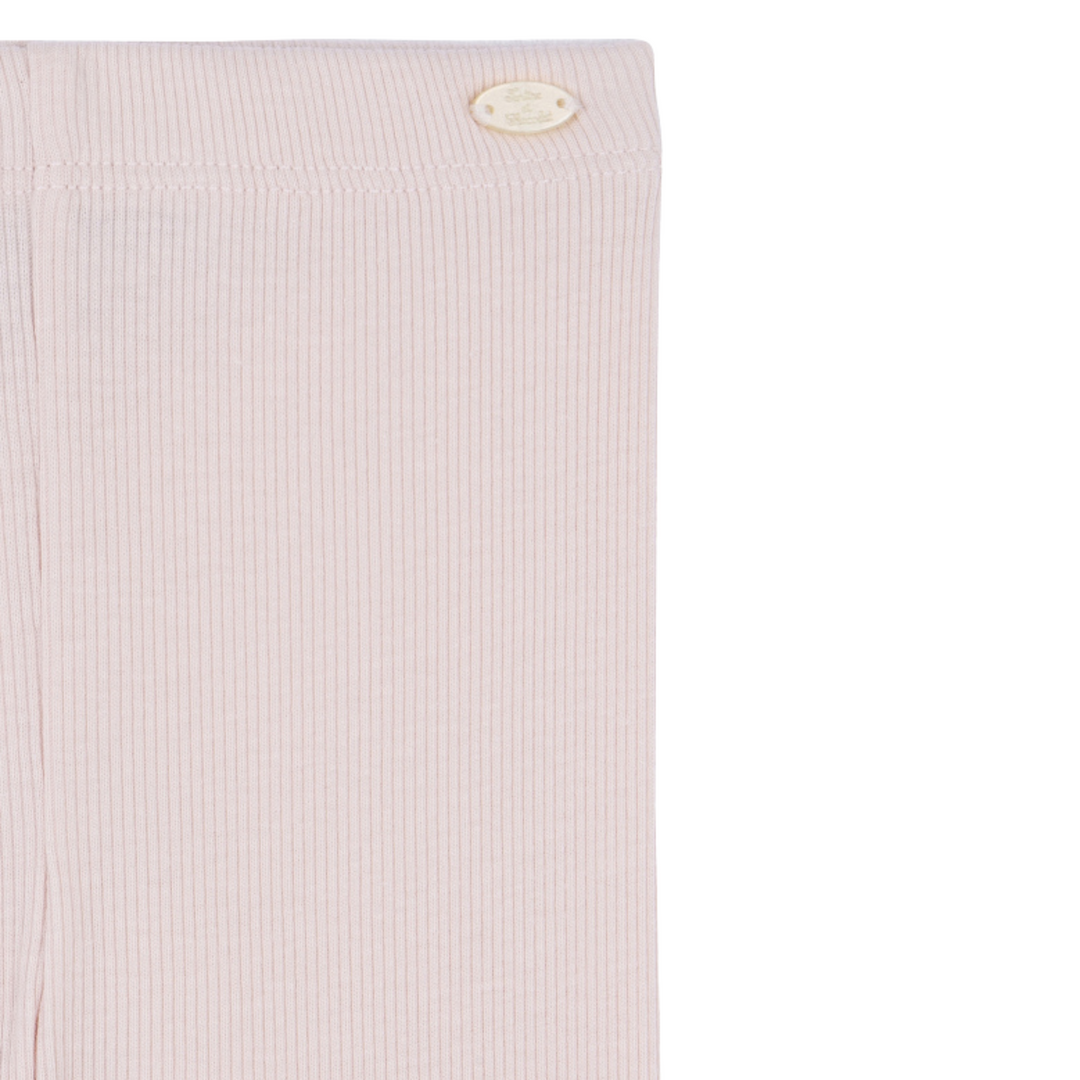 Legging rib met strik (Pale Pink) - Tartine et Chocolat