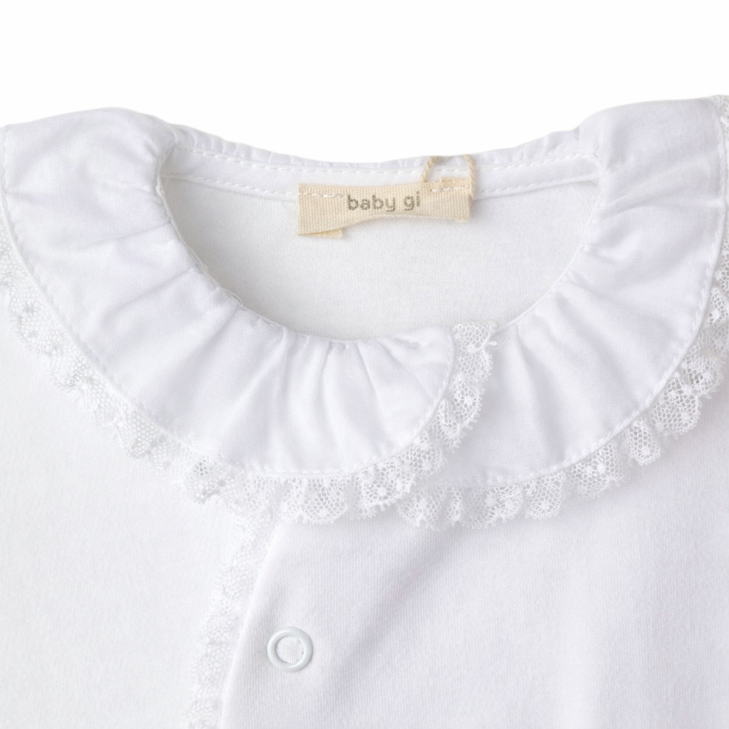 Babypakje Lace kraag velours - Baby Gi