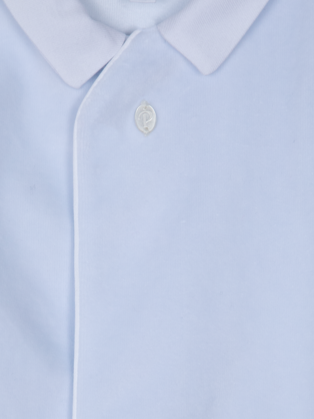 Babypakje velours punt kraag (Lichtblauw) - Patachou