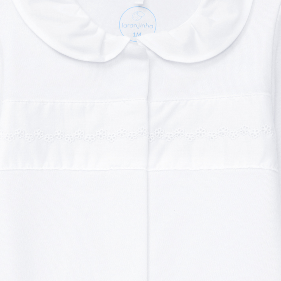 Babypakje broderie - Laranjinha