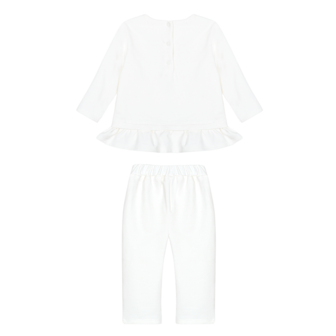 Joggingpak strik (off white) - Patachou