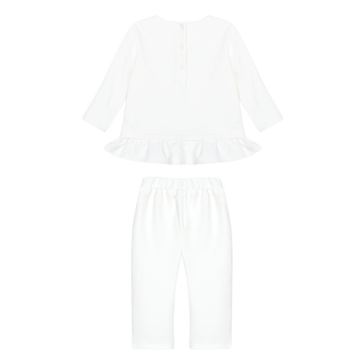 Joggingpak strik (off white) - Patachou