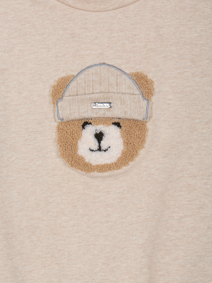 Joggingpak beer (Beige melange) - Patachou