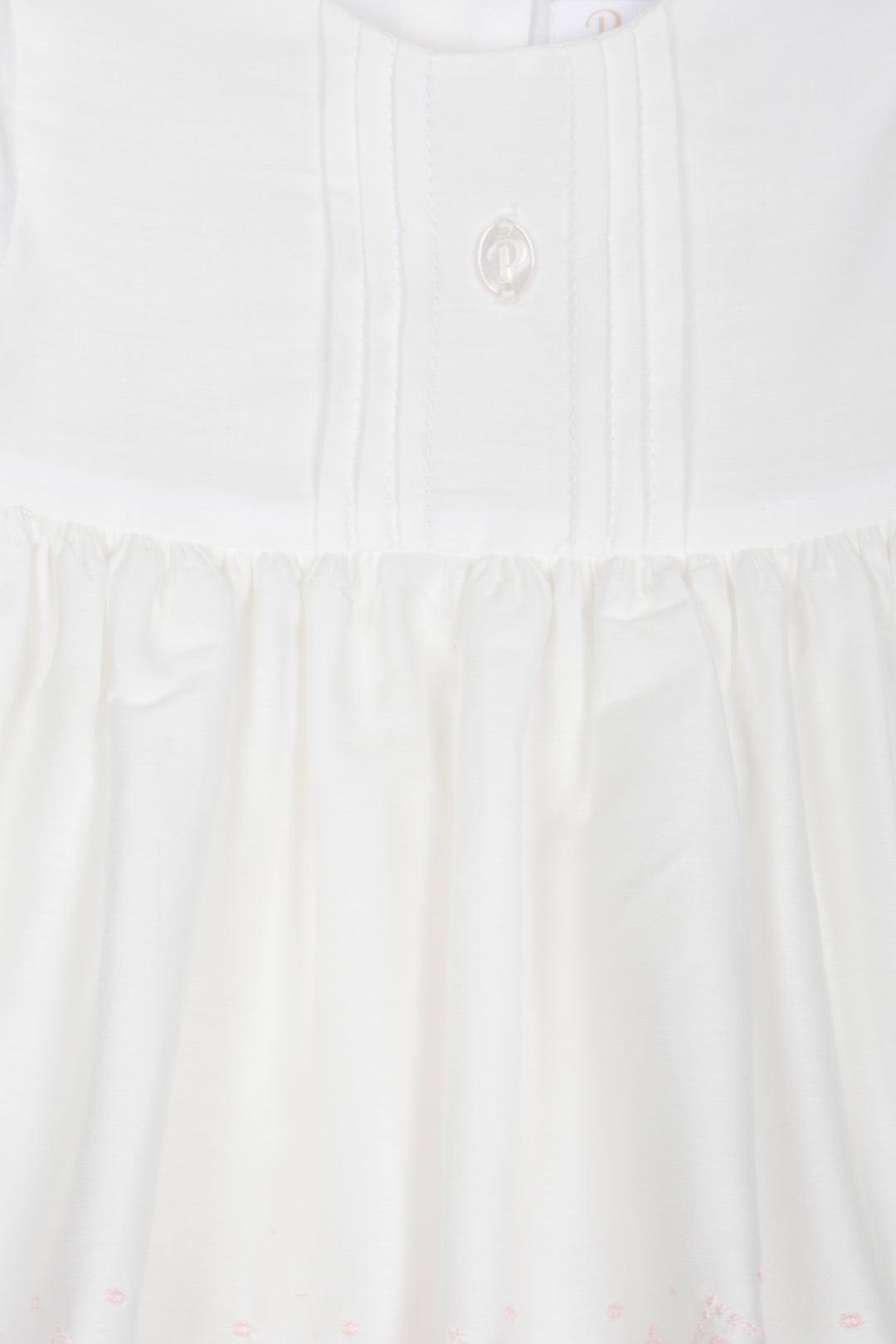 Jurkje glansktoen broderie - Patachou