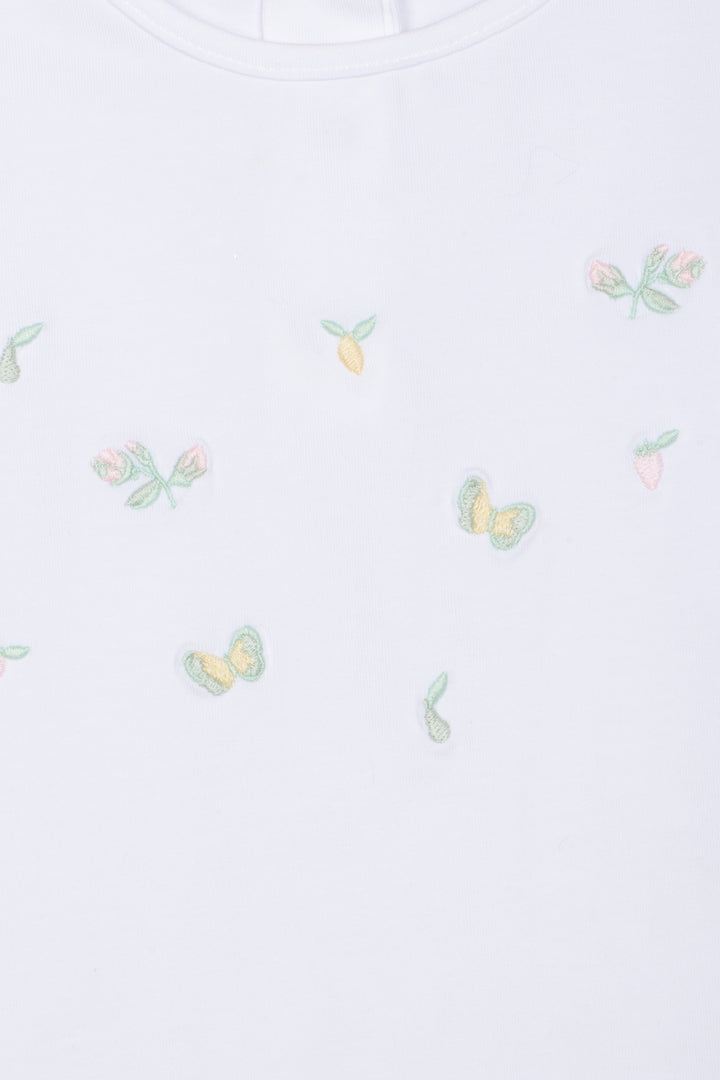 Tweedelige set shirt + short citroenen - Patachou