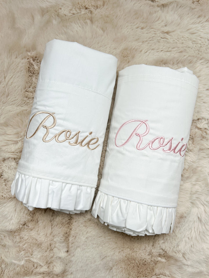 Wieglaken Parisian met Ruche - Poetree Kids