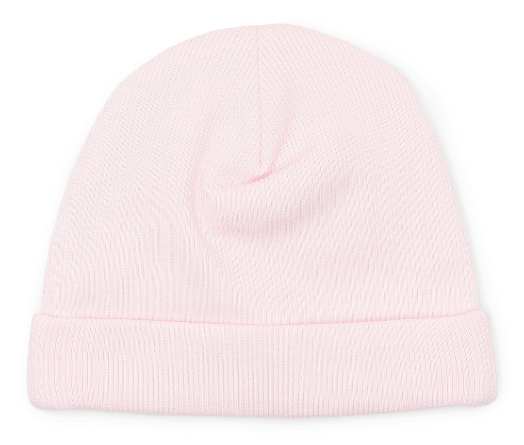 Poetree Olivia rib babymutsje pink