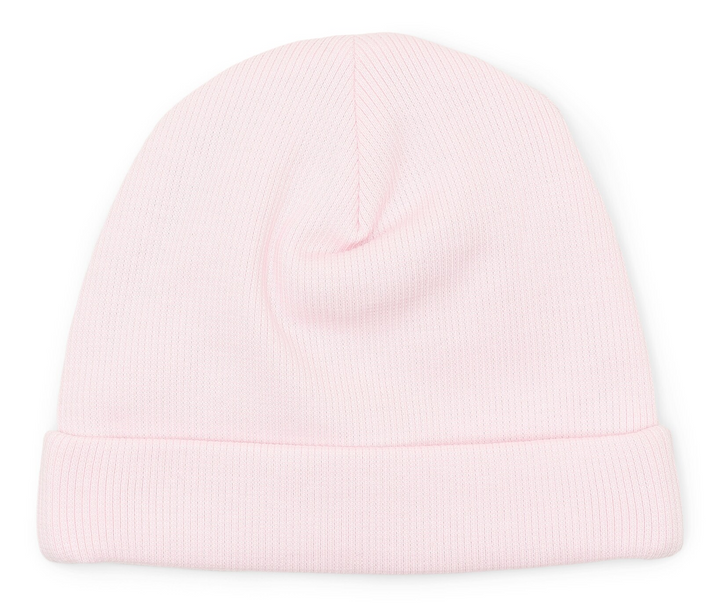 Poetree Olivia rib babymutsje pink