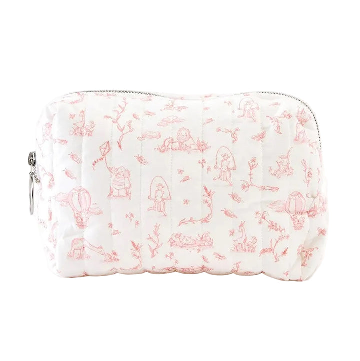 lichtroze toile de jouy toilettasje van atelier Babbi