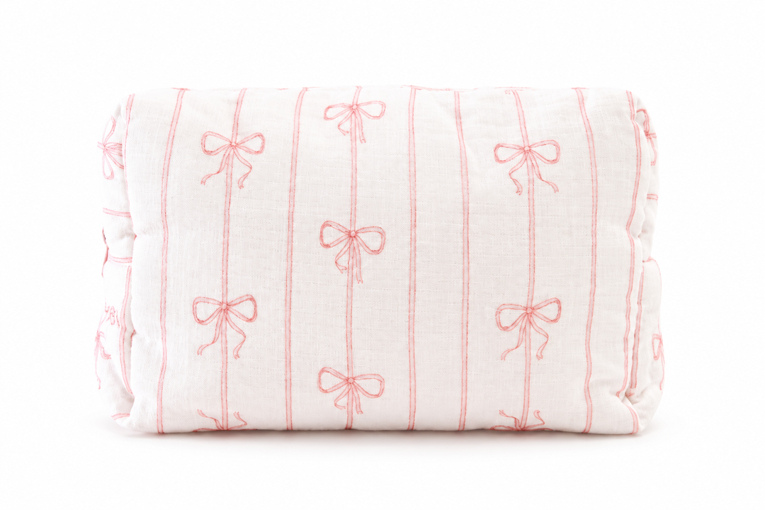 toilettas met strikjesprint van atelier babbi 