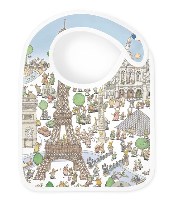 Luxe Atelier Choux Paris baby slabber gemaakt in Frankrijk