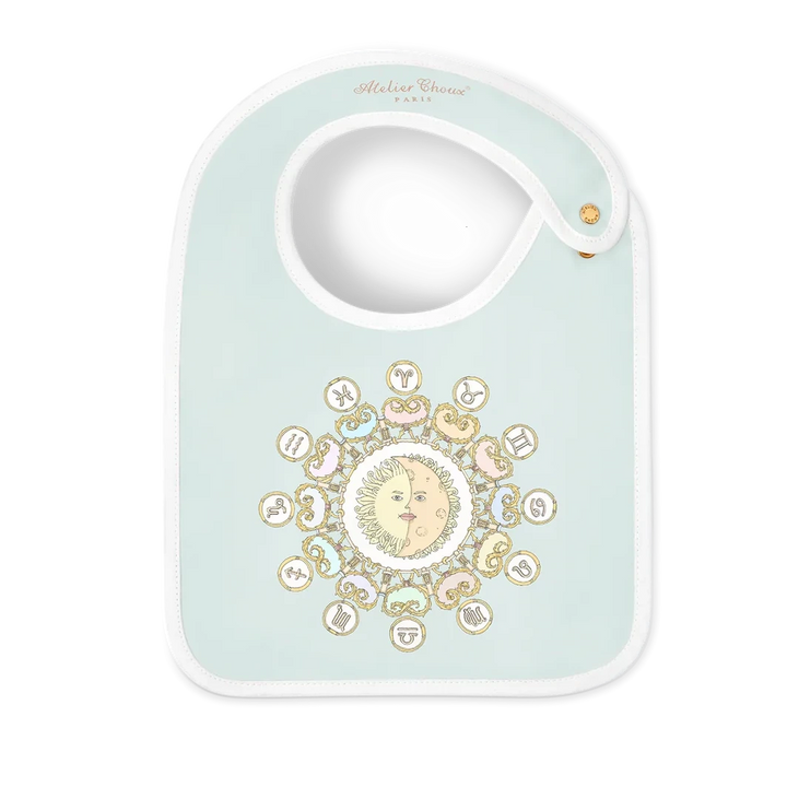 Atelier Choux Satin Bib Zodiac Blue – Slabber
