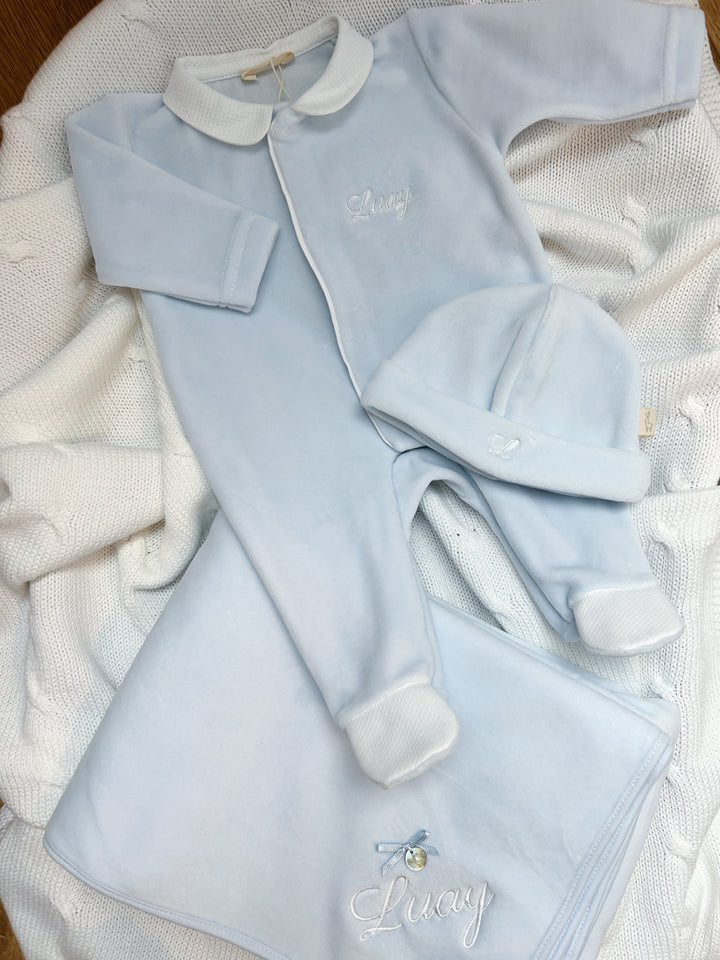 Mutsje Basic Velours - Baby Gi