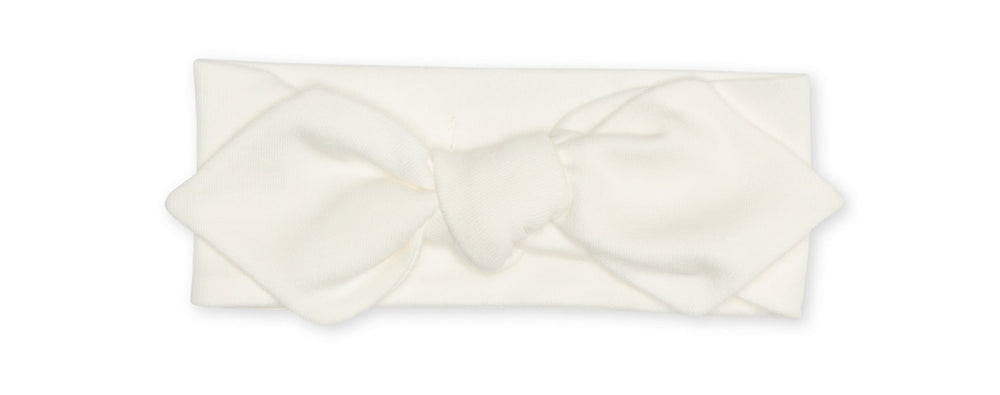 Haarband in offwhite te knopen van Baby Gi 