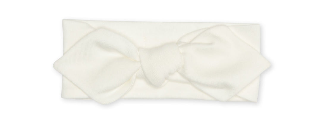 Haarband in offwhite te knopen van Baby Gi 